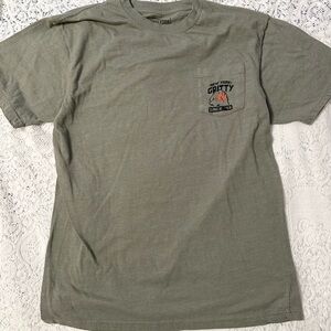 Zoo York New York Gritty Army / Olive Green Cotton Poly Shirt